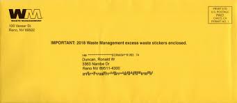 It helps guarantee that your mail is delivered to your intended recipient. Attention Waste Management Customers This Is Not Garbage Mail Arrowcreek411