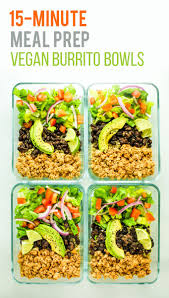 Tofu Burrito Bowl Meal Prep From The Fitchen Recipe Burrito Bowl Meal Prep Cheap Meal Prep Vegetarian Meal Prep