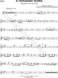 Not Angka Lagu A Thousand Years Christina Perri Dan Not Pianika A Thousand Years Christina Perri Violin Sheet Music Cello Sheet Music Violin Sheet