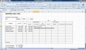 Resultado De Imagen Para Nomina De Empleados En Excel Periodic Table Diagram