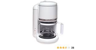 Kitchenaid 4 cup coffee maker. Amazon Com Kitchenaid Kcm055 4 Cup Ultra Coffeemaker White Drip Coffeemakers Kitchen Dining