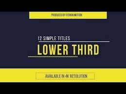 Social Media Lower Thirds Free Download Free After Effect Template Adobe After Effects 33 Clean Lower Third Free Template Youtube Lower Thirds Templates Lower
