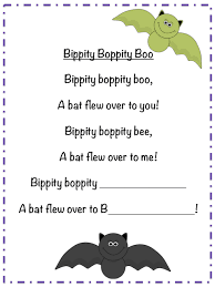 Bat Poems Freebie Bat Poems Halloween Poems For Kids Preschool Poems