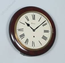 Maybe you would like to learn more about one of these? Antiques Atlas 16 Mahogany Ansonia Railway Round Dial Wall Clock