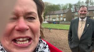 Thank you to Cllr Gary Bouse for showing me some of the great work he has  been doing in Stenhousemuir