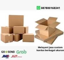100 Pcs Custom Kardus Karton Packing Polos Atau Design Box Kotak
