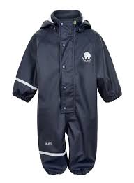 Rain Overalls One Piece Children S Rainsuit In Navy Blue Chick A Dees