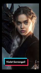 Violet Sorrengail Fan Art from Fourth Wing