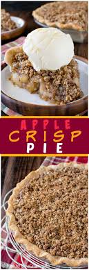 Apple Crisp Pie Homemade Apple Pie Filling And A Crunchy Streusel Topping Makes This An Easy Fall Dessert Recipes Easy Fall Desserts Easy Homemade Apple Pies