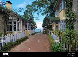 Colonial bungalow india hi-res stock ...