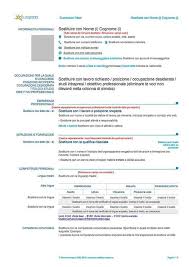 Give your cv format a professional look in my free online cv builder. Cv Europass Ufficiale Da Scaricare In Word Cv Europeo In 2021 Cv Words Cv Template Word Cv Template