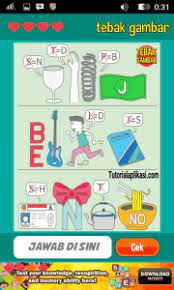 Dibawah ini merupakan kunci jawaban tebak gambar level 34 dari nomor 1 hingga nomor 20 lengkap dengan gambar dan keterangannya. Kunci Jawaban Tebak Gambar Level 34