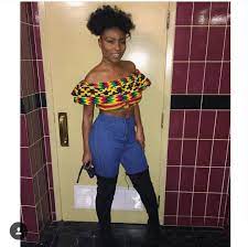 How To Wear Off Shoulder Tops With Afro Hair Off Shoulder Fashion How To Wear Off Shoulder Top Ankara Tops