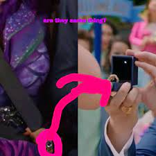 Is That The Engagement Ring That Ben Gave To Mal Disney Descendants Mal Disney Channel Descendants Disney Descendants