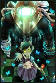Bioshock Big Daddy And Little Sister Tattoo Big Daddy And Little Sister Bioshock Look Daddy It S An Aaanngel Bioshock Artwork Bioshock Art Bioshock Rapture