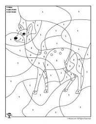 This online animal coloring game includes kids can not only fill the colors in the animal coloring pages, but also erase the mistakes. Preschool Color By Number Animal Coloring Pages Woo Jr Kids Activities