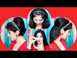 See more ideas about hair band, hair, headband hairstyles. 3 Types Of Party Hairstyle Part 2 Using Accordion Headband Headband Hairstyles Zig Zag Hairband Youtube Party Hairstyles Hair Styles Hairstyles Zig Zag