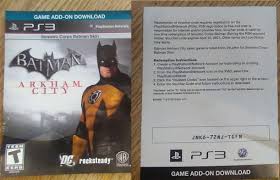 The story is incredible and shows each villain off in their natural habitat. Happy New Year Have This Add On Code For Batman Arkham City Ps3