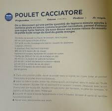 Poulet Cacciatore Mijoteuse Ricardo Food Personalized Items