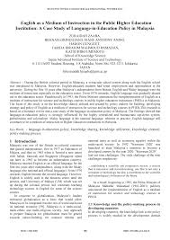 Malaysia has the malaysian standard english (myse) also known as manglish, which has roots in the british english. Http Www Wseas Us E Library Conferences 2010 Japan Edu Edu 30 Pdf
