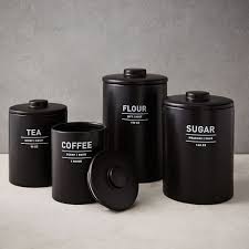 Black And White Kitchen Canisters Utility Kitchen Canisters White Black Kitchen Accessories Black Kitchen Canisters Kitchen Canisters