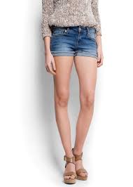 Frayed Denim Shorts Women Mango United Kingdom Dantel Sortlar Siyah Sort Kadin Olmak