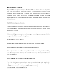 Cabaran yang dihadapi dalam pelaksanaan sistem demokrasi berparlimen. Gagasan 1 Malaysia Pdf