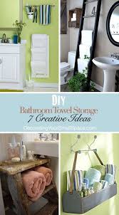 18 Brilliant Bathroom Towel Storage Ideas Ohmeohmy Blog Bathroom Towel Storage Towel Storage Diy Bathroom