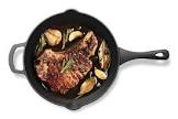 Preseasoned Cast Iron Frying Pan, Oven Safe, Black, 30.4cm MASTER Chef