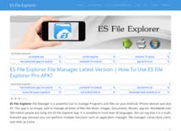 May 27, 2019 · the description of es file explorer app. Esfileexplorer Me At Wi Es File Explorer Apk Download Es File Explorer For Pc Android Ios