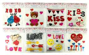 Let the valentine's day fun begin with a set of heart gel cling decals. Valentines Day Window Clings