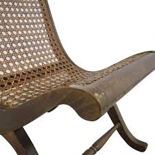 Enjoy free shipping on most stuff, even big stuff. 49 Off Antique Sloped Back Cane Rattan Accent Chair Chairs