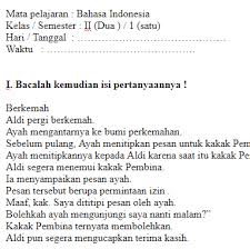 Contoh soal pts bahasa indonesia kelas 7 smp pdf. My First Jugem