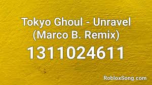 Unravel tokyo ghoul roblox id. Unravel Roblox Id Unravel Ricky Armellino Cover Robeats Wiki Fandom Also Find Here Roblox Id For Tokyo Ghoul Opening Unravel Full Song Jiapple