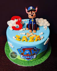 chase paw patrol inspired birthday cake pawpatrol chase kidsbday pawpatrolch paw patrol birthday cake paw patrol birthday party cake paw patrol chase cake