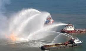 'eye of fire' in gulf of mexico extinguished, oil firm says. Offshore Pipeline Explosion And Fire Gulf Of Mexico Video Fleetmon Maritime News