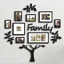 Family Tree Photo Frame Set College Frame Wall Decoration Combination Pvc Picture Frame Selfie Gallery Collage With Full Size Hanging Template Wall Mounti Frames On Wall Picture Frame
