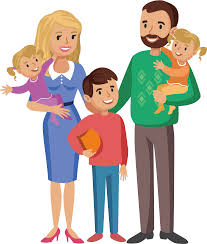 The fun—and stress—can multiply when you're a parent in a big family. Family Parent Illustration Parent Illustration Clipart Full Size Clipart 900295 Pinclipart