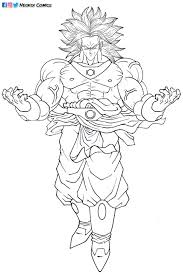Dibujos de gohan del futuro. Dibujos De Dragon Ball Z De Broly Para Colorear
