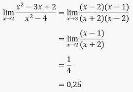 Limit merupakan sebuah konsep matematika dimana sesuatu dikatakan dalam pengoperasian limit fungsi aljabar, terdapat beberapa hukum atau teorema limit yang perlu. Limit Fungsi Dengan Metode Numerik Dan Faktorisasi Halaman All Kompas Com