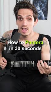 How to Pantera in 30 seconds #metal #pantera #guitar