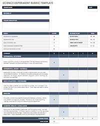 When it comes to representation and analysis of structured data in different fields. 15 Free Rubric Templates Smartsheet
