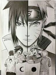 Naruto Uno De Los Grandes Shonen Del Anime En Un Mundo De Ninjas Un Nino Quiere Superarse Y Convertirse En Hoka Naruto E Sasuke Desenho Naruto Desenho Anime