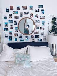 Maybe you would like to learn more about one of these? Wohnheim Raumdekor Minimalistisches Blau Asthetik Photo Walls Bedroom Redecorate Bedroom Room Inspiration Bedroom