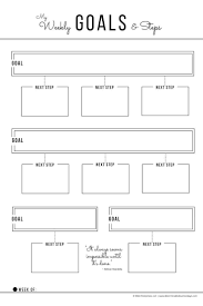Printable Weekly Planner Life And Goal Planner Work Agenda Etsy Goals Worksheet Weekly Planner Printable Goals Planner