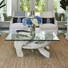 Hampton Driftwood Coffee Table Base For 48 X48 Square Glass Top Not Included Coffee Table Table Decor Living Room Driftwood Coffee Table