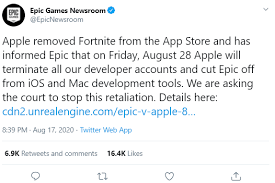 Download fortnite for windows pc from filehorse. Battle Royale Inbetween Apple And Epic To Terminate Dev Accounts That Affects The Unreal Engine