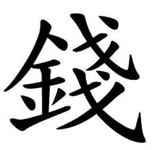 Chinese Letter For Money Sok Pa Google Chinese Symbols Chinese Letters Writing