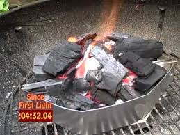 Charcoal Grilling With Fiair Weber Starter Cube Youtube
