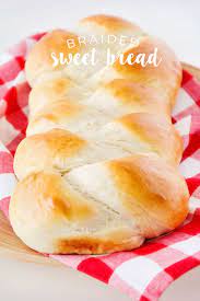 Braided Sweet Bread Simple Sweet Bread Recipe Bread Recipes Sweet Sweet Bread Meat